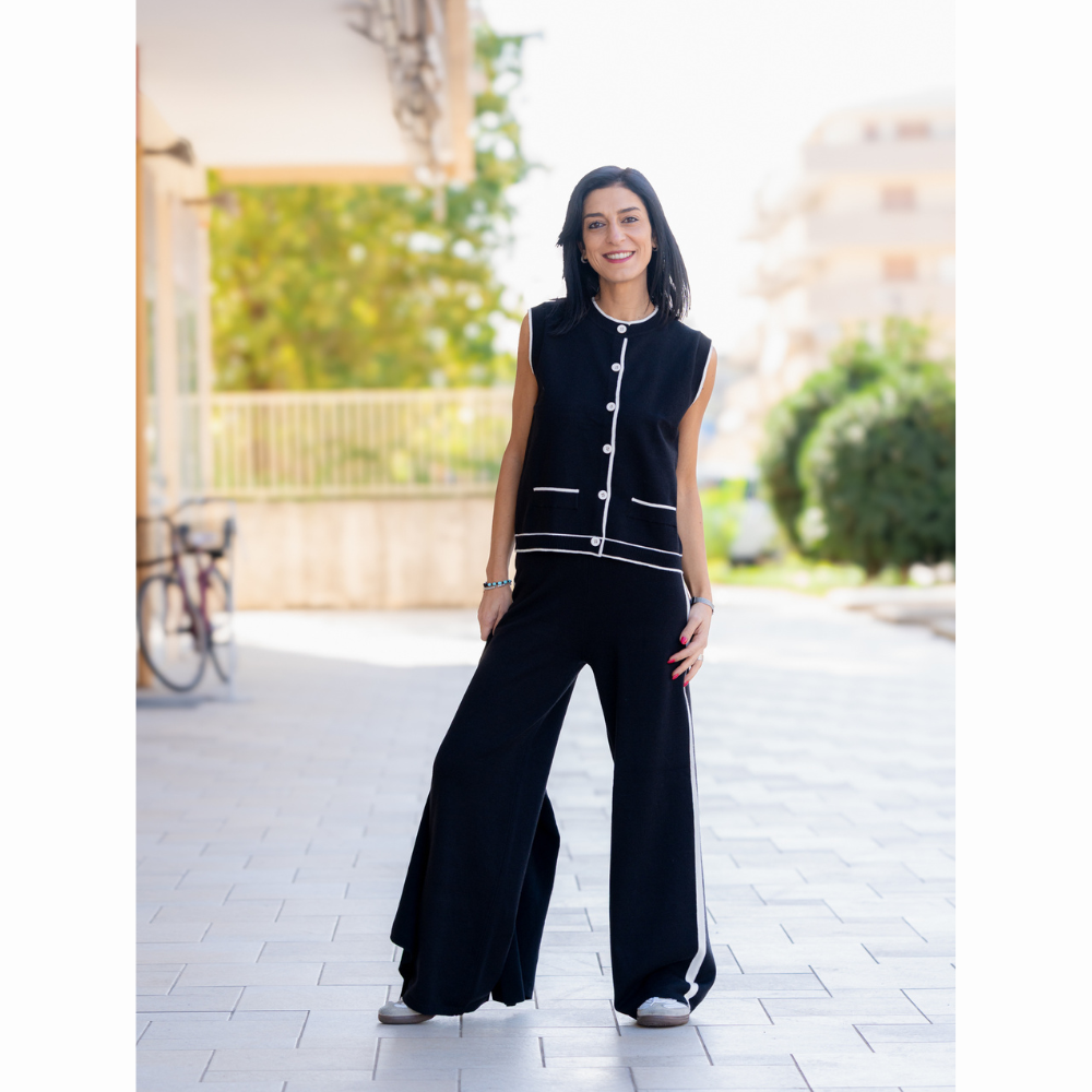 ETENSIVE – Completo lana Gilet e pantalone