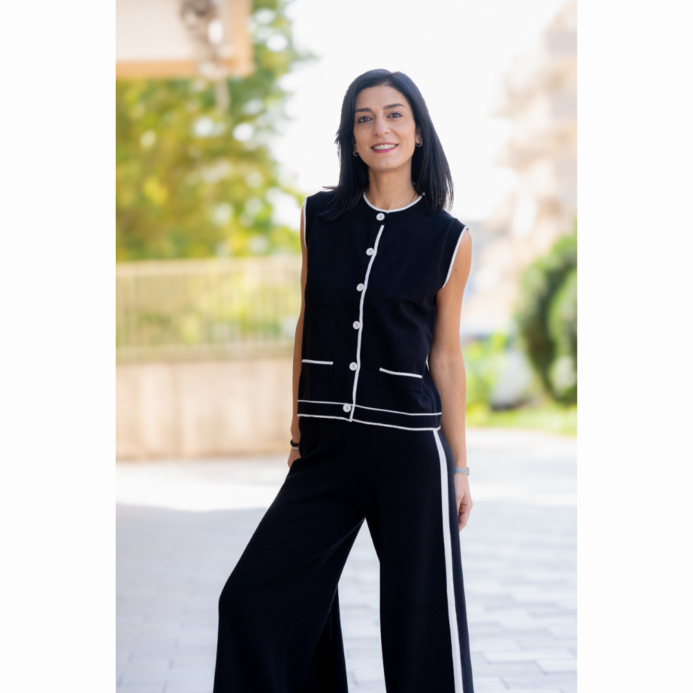 ETENSIVE – Completo lana Gilet e pantalone