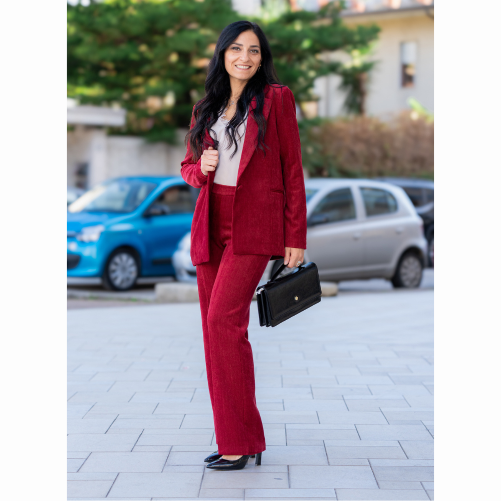 Buclè tailleur giacca e pantalone