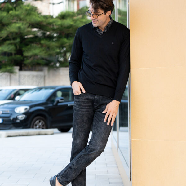 BRUNO LEONI – Jeans Nero