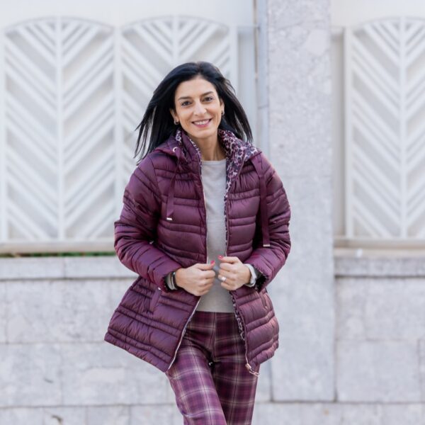 ETENSIVE – Giubbino con interno maculato