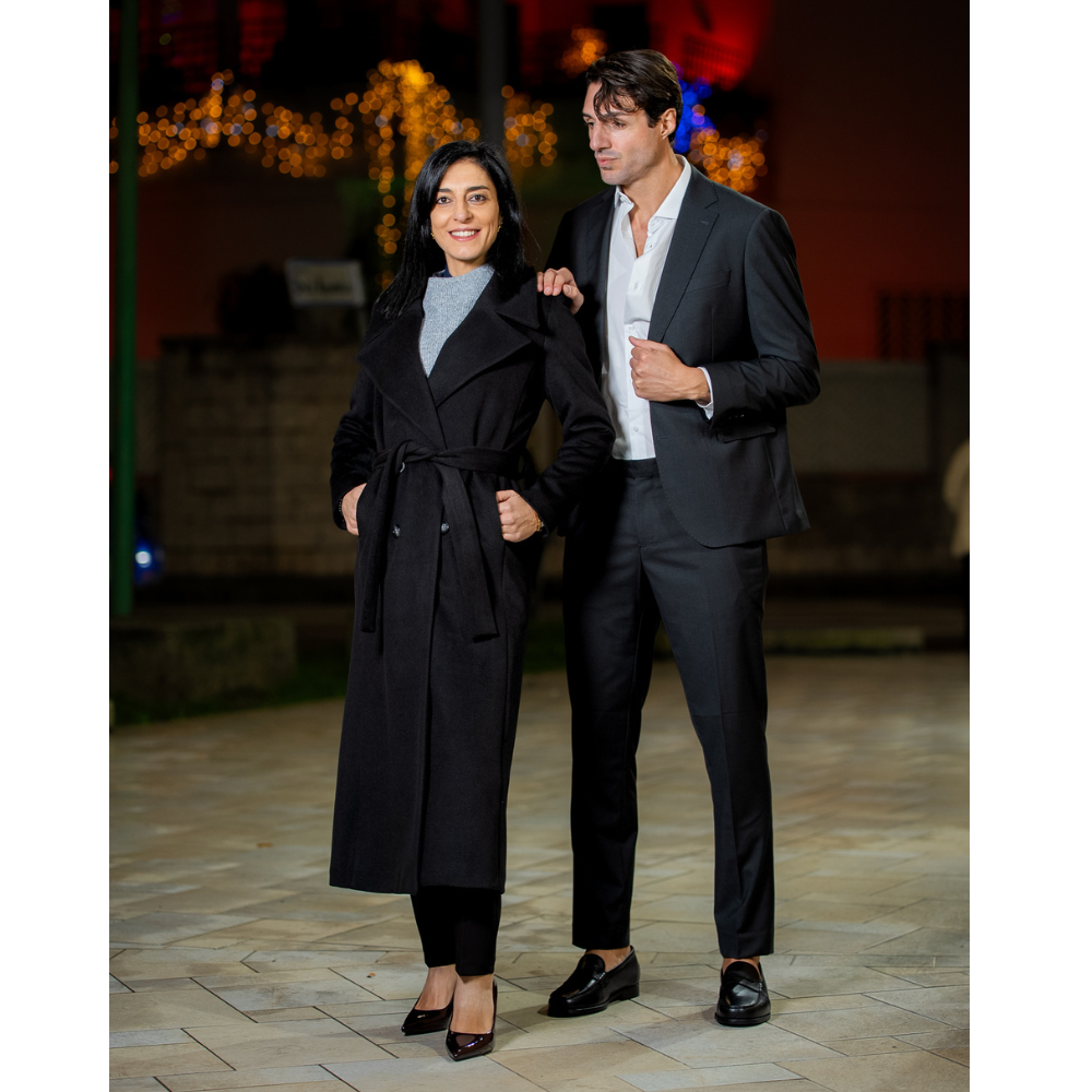 AMELIA BLANKA – Cappotto Doppio petto lungo