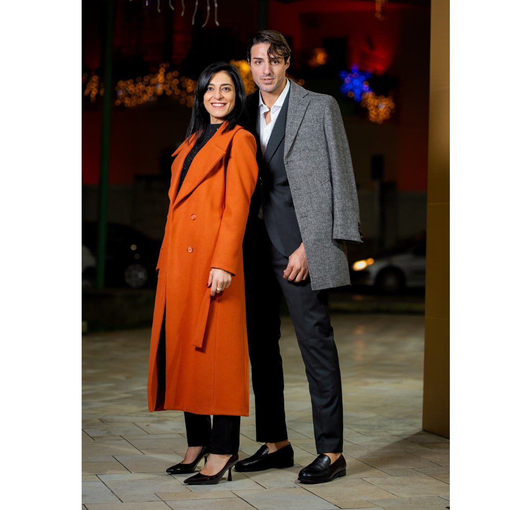 AMELIA BLANKA – Cappotto Doppio petto lungo