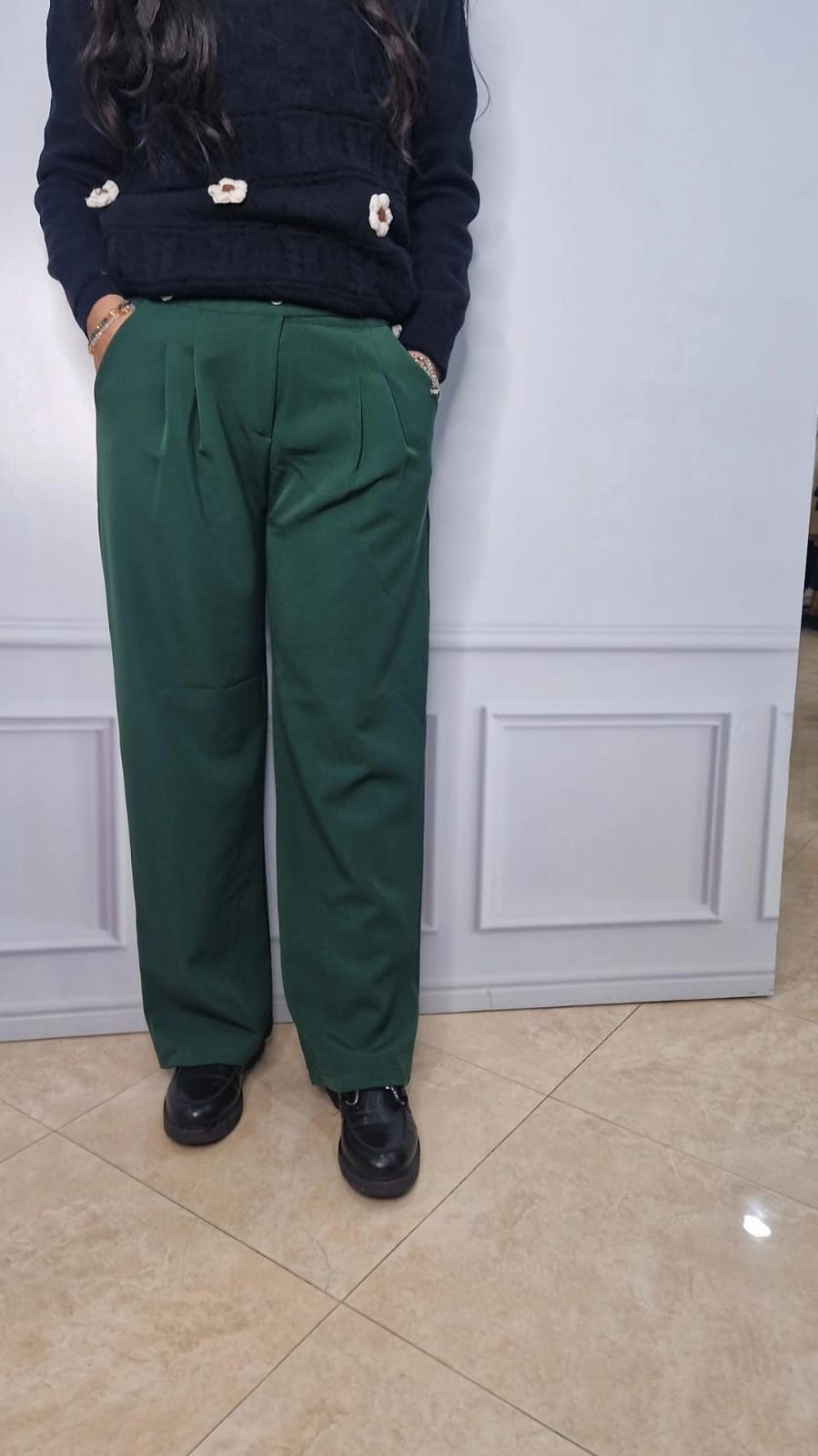 pantalone etensive verde