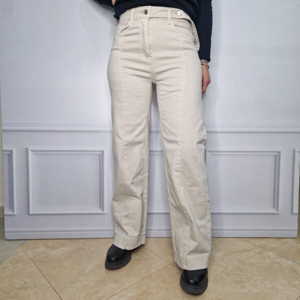 ETENSIVE – Pantalone High Waist Straight Leg